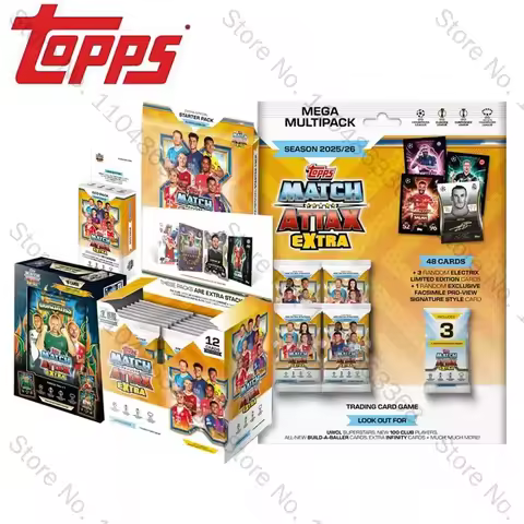 2026 Topps UCC Match Attax Extra Mega Tin Blitzballers Goliaths Psykicks Trading Cards LE Relic UEFA