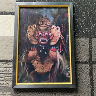 Balinese Barong photo frame wall decoration size 65x45cm
