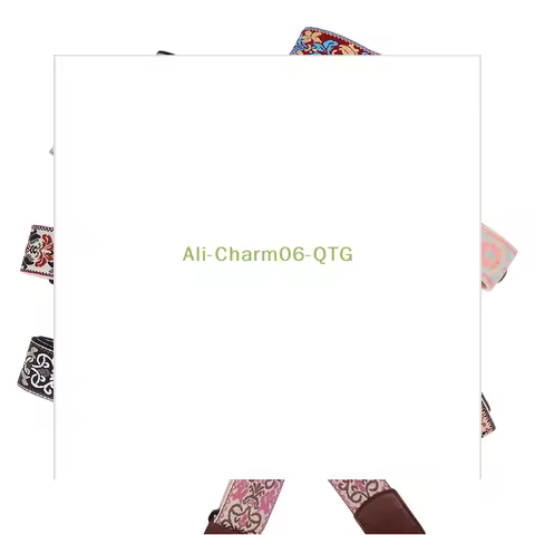 Guitar Strap Bass Cotton Leather Embroidery Straps Adjustable Neck Strap Electric Acoustic Guitar Ba