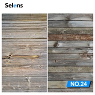 [free shipping]Selens 54x85cm Lifelike Double Sides Wood Backdrop Paper Wallpaper Food Grain Photography Photo Studio Background