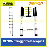 XENON Single Telescopic Ladder 2.6m 3.0m/ 3.4m Aluminum Folding Telescopic Ladder