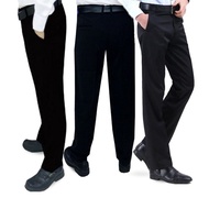 berkualitas✧ celana bahan katun standar pria celana panjang kerja