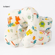 [LV] Ergonomic U-shaped Pillow Memory Foam Pillow Cartoon Print Kids U-shape Neck Pillow Memory Foam for Travel Support Lightweight Ergonomic Cervical Cushion for Car Airplane