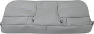 Full Front Bottom Bench Seat Cover Gray Leather Med Flint Gray #V2 or K2 or VE or KE Compatible with