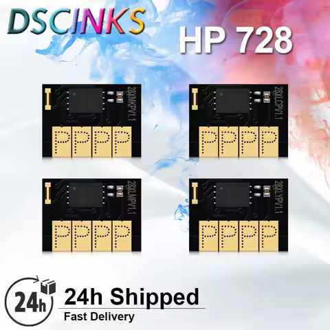 For HP 728 728XL Ink Cartridge Chip HP728 XL For HP DesignJet T730 T830 Printer F9J68A F9J67A F9J66A