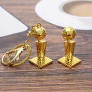 Lakers Warriors Bucks League Final NBA Trophy Decoration Model Basketball Trophy Keychain Pendant Al