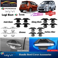 HermanAuto Perodua Myvi Lagi Best Icon Handle Bowl Cover Accessories 2011-2017 Myvi Ikon Aksesori