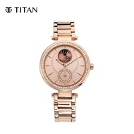 Titan Stellar by Titan Rose Gold Dial Analog Watch for Women 95085WM01