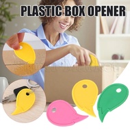 Mini Safety Package Cutter Tool / 10PCS Plastic Unpacking Opener / Carry-on Case Keychain / Mini Colorful Box Opener / Portable Letter Opener Cutting Supplies /