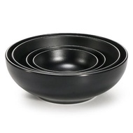 Creative Imitation Porcelain Japanese Bibimbap Bowl Commercial Ramen Plastic Shallow Melamine Soup S