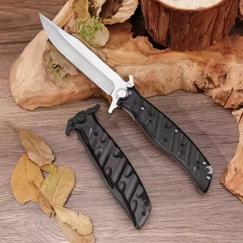 High Quality Russian Hokc Folding Knife D2 Steel Blade G10 Handle Outdoor Hunting Camping Knife EDC 