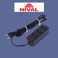 Nival 2000W power outlet - 3-outlet extension power outlet 220v - 10A