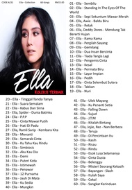 Usb Pendrive Siap Lagu Malay Melayu Ella Album Song Music A231