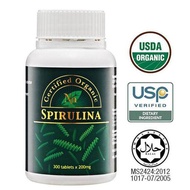 Nn Certified Organic Spirulina 200mg x 300 tablets Cosway