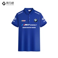 เสื้อยืดผู้ชายชุด Bmw Bmw F1แข่ง Sauber ทีมกับเสื้อโปโลปกแขนสั้นลำลองฤดูร้อน