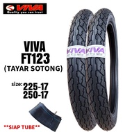 VIVA FT123 tayar sotong bunga tube type tiub siap tube 225-17 250-17 225 250 17