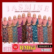 Jubah Jasmine edisi 20 by Dsofea | Jubah ironless berpoket dan Bf Fiendy  by Dsofea