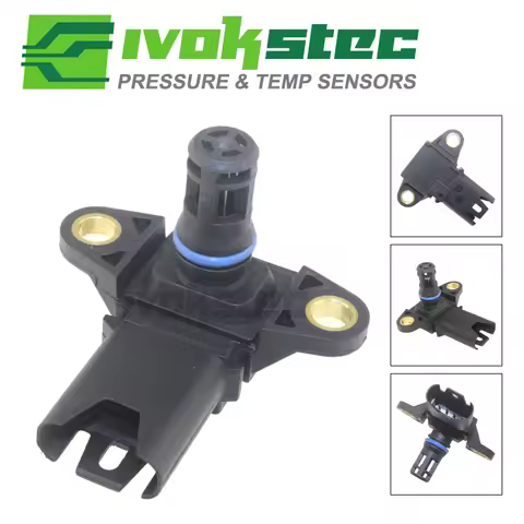 Manifold Absolute Pressure MAP Sensor 13627585493 For BMW 335i 335xi 535i 550i X3 X5 X6 Z4 3.0 4.4L 