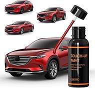 XTryfun Touch Up Paint for Car Compatible with Mostly Mazda Models (41V Soul Red)