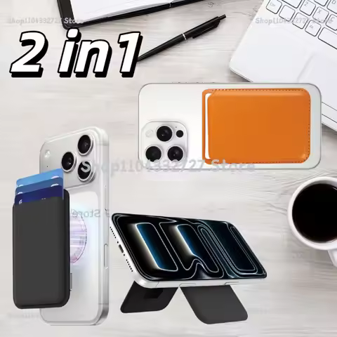 Magnetic Wallet Card Holder Leather Case Hide Stand Case for Magsafe for IPhone 15PM 14 13 ProMax Pl