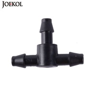 20Pcs Barbed 3-Way TEE T-shaped Connector 1/4 Inch Hose Garden Lawn Watering Irrigation Connector 4/7 Mm Hose Connector