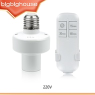 [Biho] E26 E27 Lamp Holder Wireless Light Base Replacement Socket with Timer