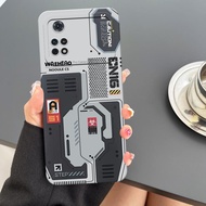 Softcase Xiaomi Poco M4 Pro - Motif Mesin Silikon Pro Camera Casing HP Pelindung Handphone