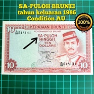 A741 SA-PULOH BRUNEI duit kertas lama duit Brunei lama barang antik barang lama Rm10 Brunei