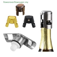 FSMY 1pcs Champagne Bottle Stopper Stainless Steel Sparkling Grape Wine Bottle Plug Vacuum Sealer Bo