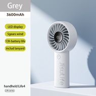 JISULIFE LIFE 4 พัดลมมือพกพา Portable พัดลม พัดลมแบบพกพา MINI Fan Handheld Fan USB Rechargeable with