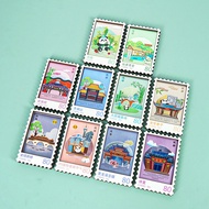 【Shipment Within 24 Hours】New Chengdu Stamp Panda Fridge Magnet City Landmark Silver Foil Original T