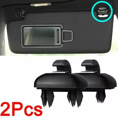 2X Car Sun Visor Retainer Hook Fastener Clip Holder Bracket For A4L Q5 A5 Q3 12-17 A6L Sun Visor Ret