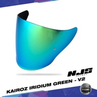 Flat Visor Njs Kairoz V2 (Free Ratchet) - Helmet Accessories | Njs Glass | Helmet visor | Kairoz Gla