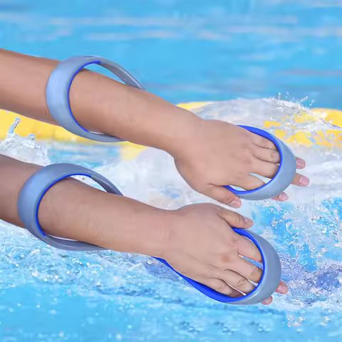 Swimming Forearm Fulcrum for Swim Training Freestyle Arm 8 Word Teaching High Elbow Swim Webbed Glov