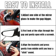 Left Right Side Mirror Heated Glass Convex With Plate For VW GOLF MK7 MK7.5 2013 2014 2015 2016 2017