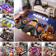 3D Cartoon Roblox Game Theme Carpet for Living Room Bedroom Soft Floor Mat Kids Play Area Durable Cl