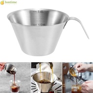 LONTIME Espresso Measuring Cup, Stainless Steel 304 Espresso Shot Cup, Accessories Universal 100ml Measuring Shot Glass