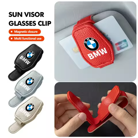 Car Eyeglass Holder Glasses Hanger Storage Clip Interior Organize For BMW G30 G20 M3 M5 E91 E92 E93 