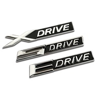 3D Metal Car Emblem Badge Sticker Sdrive Edrive Xdrive Logo For BMW 3 5 Series E90 E39 E46 F10 F20 F