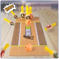 [Eigell] Bowling Play Set Bowling Alley Game Educational Portable Family Game with