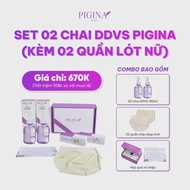 Set 02 chai Dung dịch vệ sinh Pigina 150ml - Pigina Intimate Gel Wash (kèm 02 quần lót nữ)