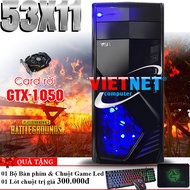 [HCM]Case GAMING VNGame 53X11 core i5 - 3470 card vga GTX 1050 Ram 8gb Hdd 500gb hỗ trợ stream và ch