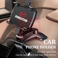 [Ready Stock] Mazda Logo 360 Multi Rotating Car Phone Holder Dashboard Phone Holder Multi Function G