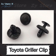 10pcs Toyota Camry Altis Corolla Vios Vellfire Estima Fender Liner Griller Retainer Clip