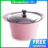 Kitchen Art Ceramic Ramen Pot Stew Pot Stockpot Pink 16X26Cm