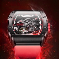 BONEST GATTI Men Automatic Mechanical Watch German Craftsmanship Skeleton Luxury Wristwatch