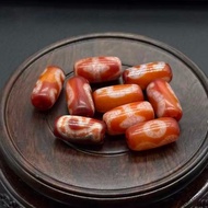 0702单颗龙鳞凤血天珠0702 Single Dragon Scale Phoenix Blood Dzi Beads