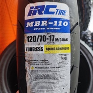 Irc Mbr-110 Racing Compound 120/70-17 Tabung Irc Baru