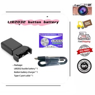 LIR2032 Conveniently Rechargeable Battery 2032 Lithium charging Can Replace 3.6v 40mAH CR2032 for wa