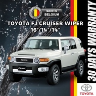 Toyota FJ Cruiser Wiper 16" + 14" + 14" MADE IN BELGIUM Front Wiper Blades SHENZO